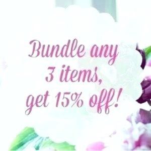 Bundle for 15% off or more!